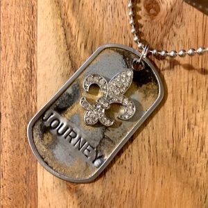 Kate Mesta fleur de lis one of a kind necklace